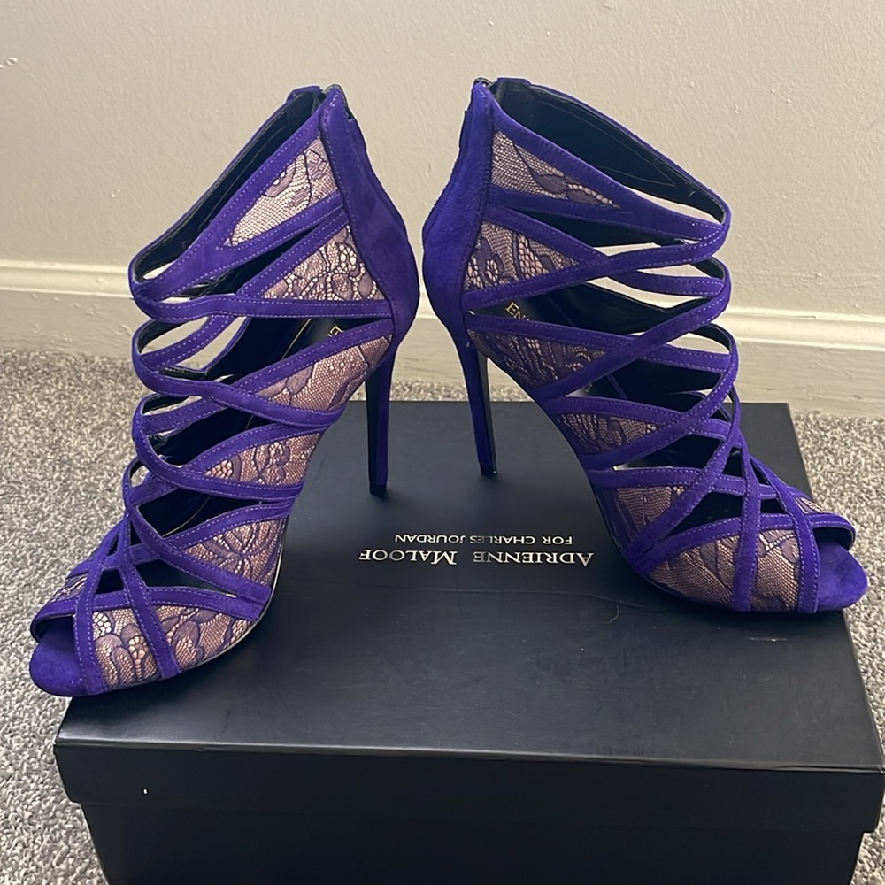 Enzo Angiolini Caged Heels‎ Size 8 4 inch heels - Picture 3 of 5
